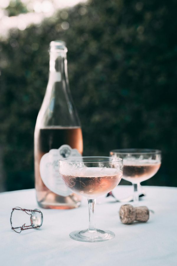 Botella de espumante